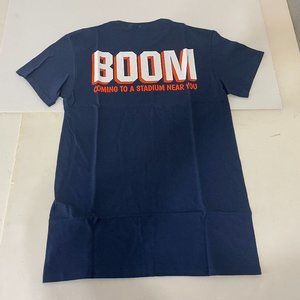 Auburn Tigers T-Shirt - BOOM Gus Champ - Navy Short Sleeve - New With Tags